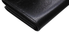 Load image into Gallery viewer, HERMES エルメス べアンミニ カードケース 名刺入れ ボックスカーフ ブラック シルバー金具 ◻︎G刻印 良品 中古 4b006204