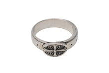 Load image into Gallery viewer, CHROME HEARTS Belted Oval Ring, Classic Oval Cross Buckle Belt Motif, SV925, Size 23, Weight: Approximately 8.1g, Excellent Condition, Pre-owned, Item Number: 4c076682 