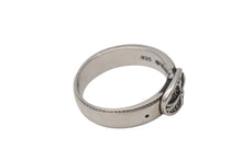 Load image into Gallery viewer, CHROME HEARTS Belted Oval Ring, Classic Oval Cross Buckle Belt Motif, SV925, Size 23, Weight: Approximately 8.1g, Excellent Condition, Pre-owned, Item Number: 4c076682 