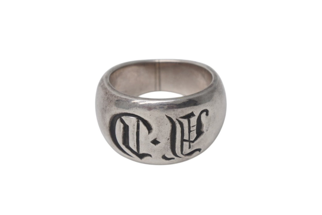 CHROME HEARTS クロムハーツ CH SEAL STAMP シールスタンプリング 指輪 SV925 サイズ15.5号 重量約16.3g 美品 中古 4c076685