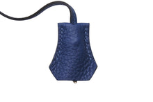 Load image into Gallery viewer, 極美品 HERMES エルメス クロシェット カデナ キー セット ヴォーエプソン ブルーアガット シルバー金具 中古 4b006286
