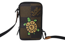 画像をギャラリービューアに読み込む, 新品未使用品 LOUIS VUITTON ルイヴィトン NIGO コラボ ダブルフォンポーチ ダミエジャイアント N40377 ブラウン 中古 4c075861