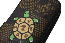 画像をギャラリービューアに読み込む, 新品未使用品 LOUIS VUITTON ルイヴィトン NIGO コラボ ダブルフォンポーチ ダミエジャイアント N40377 ブラウン 中古 4c075861