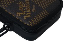 画像をギャラリービューアに読み込む, 新品未使用品 LOUIS VUITTON ルイヴィトン NIGO コラボ ダブルフォンポーチ ダミエジャイアント N40377 ブラウン 中古 4c075861