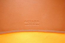 Load image into Gallery viewer, 極美品 GOYARD ゴヤール セナMM クラッチバッグ ヘリンボーン柄 ブラック ブラウン PVC レザー 中古 4b007912