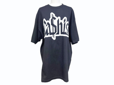 VINTAGE ヴィンテージ SHADY LTD EMINEM プロモTシャツ 半袖Tシャツ 入手困難 GANGSTA ブラック ホワイト サイズL 美品 中古 4b005406