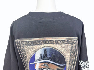 VINTAGE ヴィンテージ SHADY LTD EMINEM プロモTシャツ 半袖Tシャツ 入手困難 GANGSTA ブラック ホワイト サイズL 美品 中古 4b005406