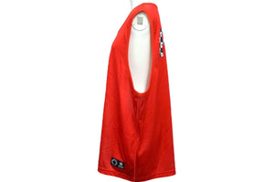 新品未使用 CHROME HEARTS クロムハーツ MATTY BOY FOAM REVERSIBLE メッシュタンクトップ サイズM レッド ナイロン 中古 66479