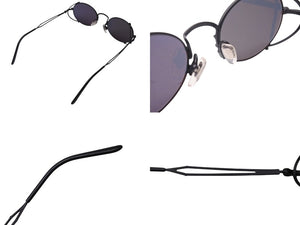 同様同様 Jean Paul GAULTIER ジャンポールゴルチェ ラウンドサングラス 55-3175 メタルブラック サイズ49□20 中古 4c070314 