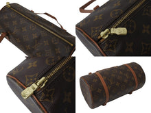 Load image into Gallery viewer, LOUIS VUITTON ルイヴィトン モノグラム パピヨン26 ハンドバッグ ブラウン ゴールド金具 M51386 美品 中古 4c070583