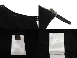 LOUIS VUITTON × FRAGMENT DESIGN ルイヴィトン フラグメント 17AW エンブロイダリー ブルゾン ブラック ロゴ RM172M JIU HDY31W サイズM 美品 中古 4c071532