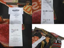 Load image into Gallery viewer, DOUBLET ダブレット STICKERS JAQUARD COAH JACKET ステッカー コーチジャケット サイズ S カーキ 美品 中古 4c071560