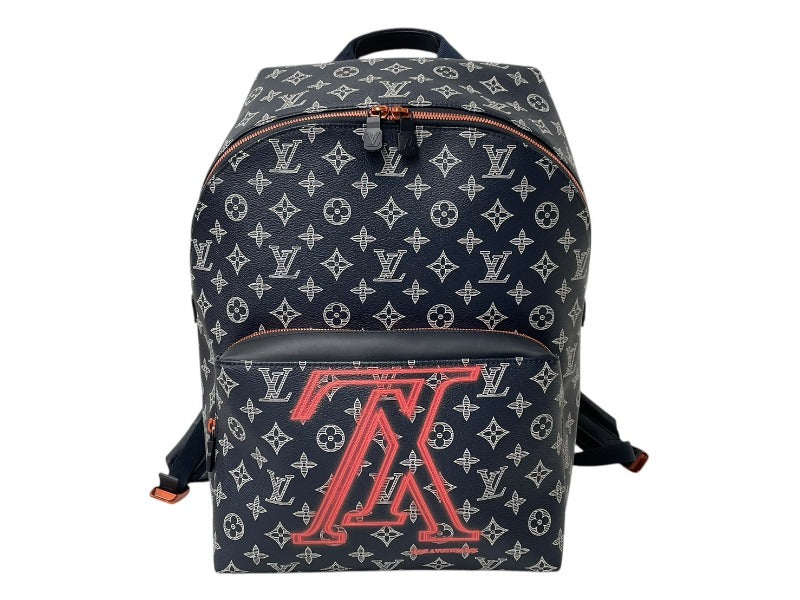 新品未使用 LOUISVUITTON ルイヴィトン アポロバッグ モノグラムインク アップサイドダウン リュックサック M43676 ネイビー 中古 4c072865