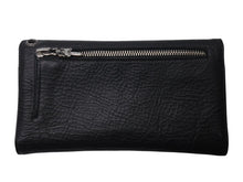 Load image into Gallery viewer, 新品未使用 CHROME HEARTS クロムハーツ 長財布 ダガージップ 新作 クロスボール レザー ブラック シルバー925 中古 4c073105