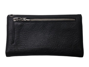 新品未使用 CHROME HEARTS クロムハーツ 長財布 ダガージップ 新作 クロスボール レザー ブラック シルバー925 中古 4c073105
