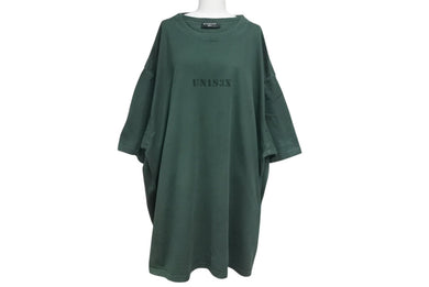 BALENCIAGA バレンシアガ レイヤード Tシャツ UNIS3X グリーン コットン 657059 中古 4c075498