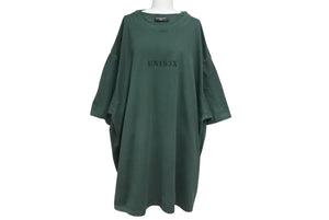 BALENCIAGA バレンシアガ レイヤード Tシャツ UNIS3X グリーン コットン 657059 中古 4c075498