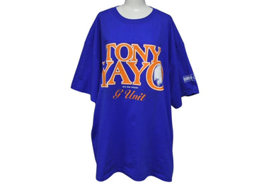 未使用 TONY YAYO G-UNIT ヴィンテージプロモTシャツ DELTA ブルー コットンサイズXL 中古 4c075587 