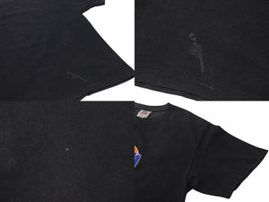 VINTAGE ヴィンテージ Bitch ビッチ 半袖Tシャツ TIDEパロディ ブラック オレンジ ブルー サイズL 良品 中古 4c075764 