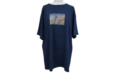 VINTAGE ヴィンテージ 90s Serial Killer シリアルキラー National Lampoon's 半袖Tシャツ サイズL コットン ネイビー 中古 4c075798