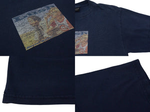 VINTAGE ヴィンテージ 90s Serial Killer シリアルキラー National Lampoon's 半袖Tシャツ サイズL コットン ネイビー 中古 4c075798