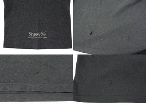 OLD STUSSY オールドステューシー Apple アップル サンプリング 半袖Tシャツ グレー ホワイト サイズXL 美品 中古 4c075820