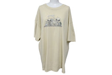 Load image into Gallery viewer, VINTAGE ヴィンテージ DOMANI ドマーニ 宇宙人 エイリアン マリファナ 半袖Tシャツ 古着 ライトベージュ サイズXL 美品 中古 4c075825