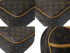 極美品 LOUIS VUITTON ルイヴィトン ハンドバッグ M42228 トゥルーヴィル モノグラム ブラウン ゴールド金具 中古 4c075838