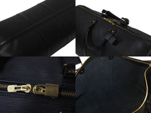 Load image into Gallery viewer, LOUIS VUITTON ルイヴィトン ボストンバッグ キーポル50 M42962 ブラック エピレザー ゴールド金具 美品 中古 4c075877