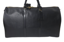 Load image into Gallery viewer, LOUIS VUITTON ルイヴィトン ボストンバッグ キーポル50 M42962 ブラック エピレザー ゴールド金具 美品 中古 4c075877