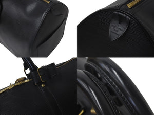 LOUIS VUITTON ルイヴィトン ボストンバッグ キーポル50 M42962 ブラック エピレザー ゴールド金具 美品 中古 4c075877