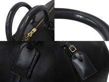 Load image into Gallery viewer, LOUIS VUITTON ルイヴィトン ボストンバッグ キーポル50 M42962 ブラック エピレザー ゴールド金具 美品 中古 4c075877