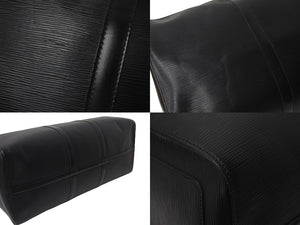 LOUIS VUITTON ルイヴィトン ボストンバッグ キーポル50 M42962 ブラック エピレザー ゴールド金具 美品 中古 4c075877