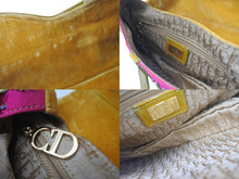 Load image into Gallery viewer, CHRISTIAN DIOR クリスチャンディオール ガリアーノ期 サドルバッグ ショルダーバッグ Limited Edition 0571 ベルベット ビーズ 美品 中古 4c075937