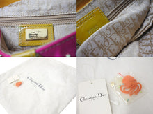 Load image into Gallery viewer, CHRISTIAN DIOR クリスチャンディオール ガリアーノ期 サドルバッグ ショルダーバッグ Limited Edition 0571 ベルベット ビーズ 美品 中古 4c075937