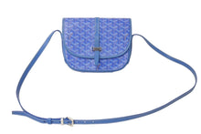 Load image into Gallery viewer, 極美品 GOYARD ゴヤール ベルヴェデールPM ショルダーバッグ ブルー BELVE3PMLTY10CG10P PVC レザー シルバー金具 中古 4c076030