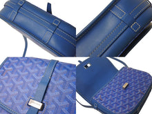 Load image into Gallery viewer, 極美品 GOYARD ゴヤール ベルヴェデールPM ショルダーバッグ ブルー BELVE3PMLTY10CG10P PVC レザー シルバー金具 中古 4c076030