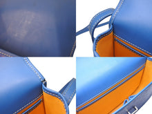 Load image into Gallery viewer, 極美品 GOYARD ゴヤール ベルヴェデールPM ショルダーバッグ ブルー BELVE3PMLTY10CG10P PVC レザー シルバー金具 中古 4c076030