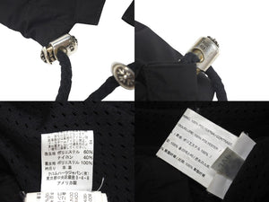 CHROME HEARTS クロムハーツ オールドイングリッシュ コーチ ジャケット ブラック ポリエステル ナイロン プリント サイズL 美品 中古 4c076109