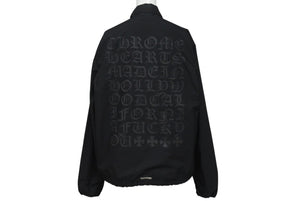 CHROME HEARTS クロムハーツ オールドイングリッシュ コーチ ジャケット ブラック ポリエステル ナイロン プリント サイズL 美品 中古 4c076109