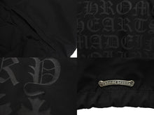 Load image into Gallery viewer, CHROME HEARTS クロムハーツ オールドイングリッシュ コーチ ジャケット ブラック ポリエステル ナイロン プリント サイズL 美品 中古 4c076109
