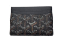 Load image into Gallery viewer, 極美品 GOYARD ゴヤール サン シュルピス カードケース STSULPPMLTY01CL01X レザー PVC ブラック 中古 4c067836
