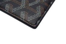 Load image into Gallery viewer, 極美品 GOYARD ゴヤール サン シュルピス カードケース STSULPPMLTY01CL01X レザー PVC ブラック 中古 4c067836