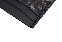Load image into Gallery viewer, 極美品 GOYARD ゴヤール サン シュルピス カードケース STSULPPMLTY01CL01X レザー PVC ブラック 中古 4c067836