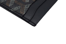Load image into Gallery viewer, 極美品 GOYARD ゴヤール サン シュルピス カードケース STSULPPMLTY01CL01X レザー PVC ブラック 中古 4c067836