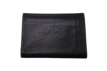Load image into Gallery viewer, TOD&#39;S トッズ 財布 三つ折り 折り財布 イタリア製 本革レザー ブラック 刺繍 美品 中古 4c070317
