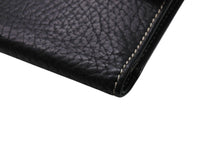 Load image into Gallery viewer, TOD&#39;S トッズ 財布 三つ折り 折り財布 イタリア製 本革レザー ブラック 刺繍 美品 中古 4c070317