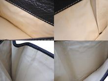 Load image into Gallery viewer, TOD&#39;S トッズ 財布 三つ折り 折り財布 イタリア製 本革レザー ブラック 刺繍 美品 中古 4c070317