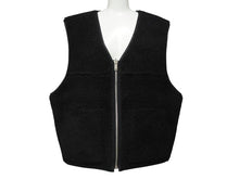 画像をギャラリービューアに読み込む, 未使用 Supreme シュプリーム 24AW Reversible Faux Shearling Work Vest ベスト ブラック サイズL 中古 4b006274 