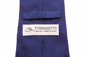 Fornasetti フォルナセッティ ネクタイ 昆虫 アート ネイビー マルチ メンズ 良好 中古 10408